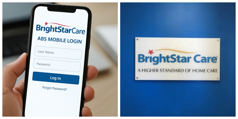 BrightStar Care ABS Mobile Login portal for caregivers and staff